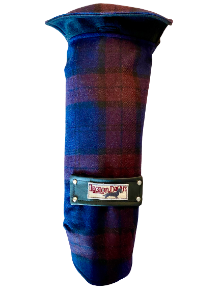 Blue Tartan-Coat-LegionDachsDogApparel