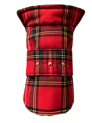 Red Tartan-Coat-LegionDachsDogApparel