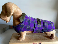 Purple Tartan-Coat-LegionDachsDogApparel