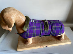 Purple Tartan-Coat-LegionDachsDogApparel